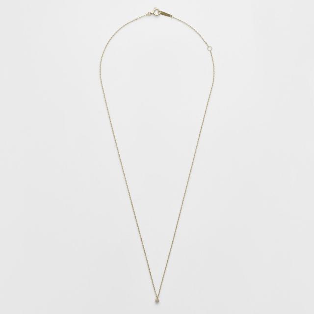 アガット（agete）/K10ダイヤモンドネックレス（0．03ct）_2