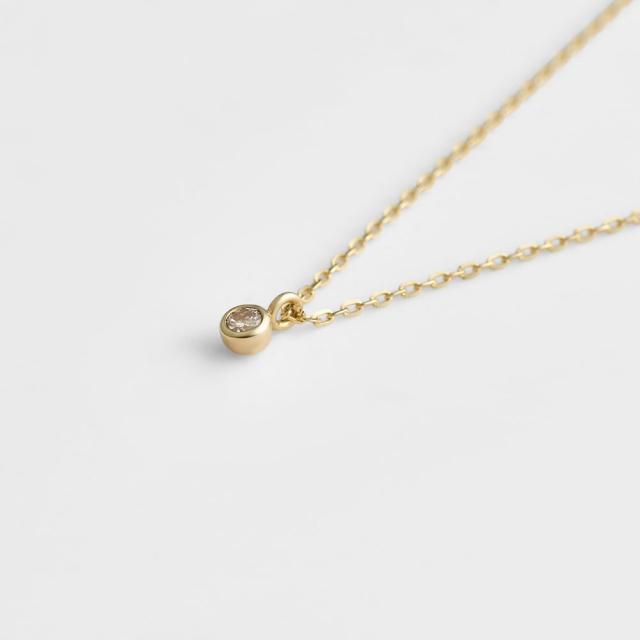 アガット（agete）/K10ダイヤモンドネックレス（0．03ct）_3