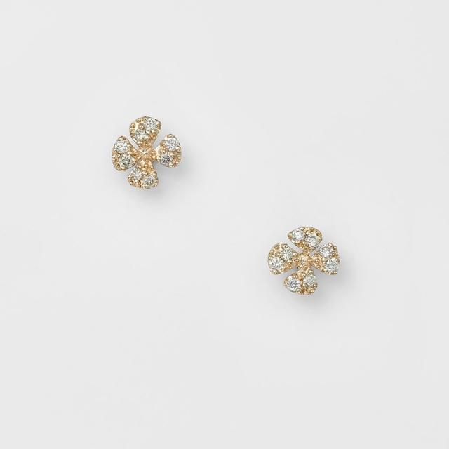 アガット（agete）/K10ダイヤモンドピアス（0．03ct）