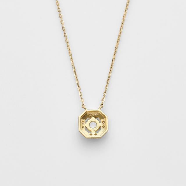 アガット（agete）/K18ダイヤモンドネックレス（ 0．07ct）の通販はau