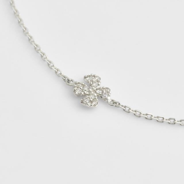 アガット（agete）/シルバーダイヤモンドブレスレット（0．05ct）の