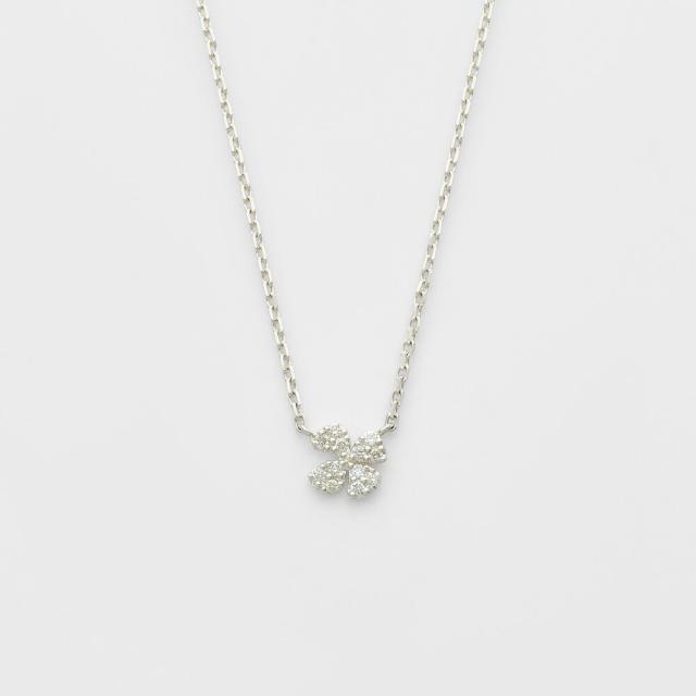 アガット（agete）/シルバーダイヤモンドネックレス（0．05ct） 【公式 