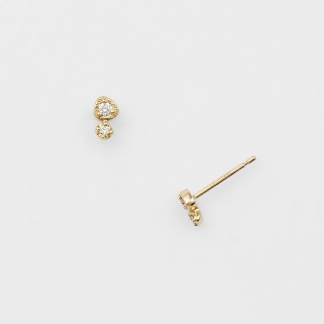 アガット（agete）/K10ダイアモンドピアス（0．02ct）_2