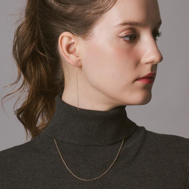 アガット（agete）/K10ダイアモンドピアス（0．02ct）_4
