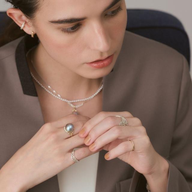 アガット（agete）/シルバーリング（0．01ct）の通販はau PAY