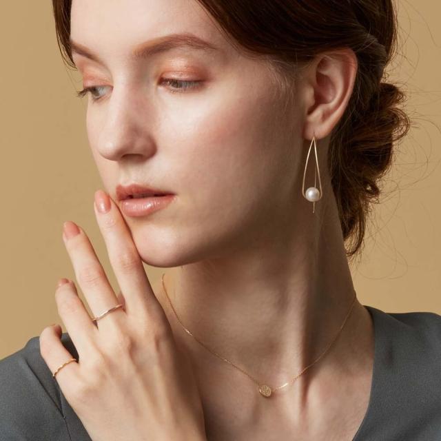 アガット（agete）/K18ダイヤモンドピンキーリングの通販はau PAY