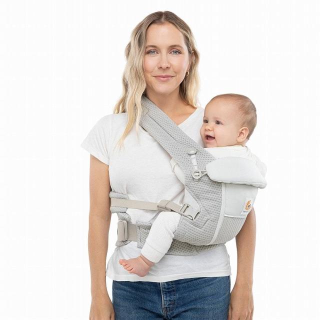 ダッドウェイ（DADWAY）/【エルゴベビー】EBC ADAPT SoftFlex/パールグレー_4