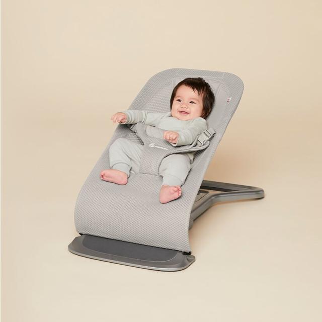 ダッドウェイ（DADWAY）/【ergobaby エルゴベビー】evolve バウンサー メッシュ/ライトグレー