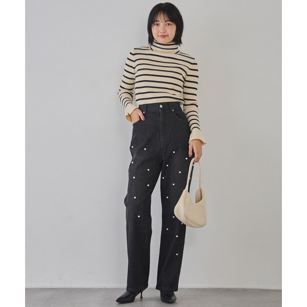 ラビアンジェ（LAVEANGE）/パールデニムパンツ ラビアンジェ（LAVEANGE）/パールデニムパンツの通販はau PAY