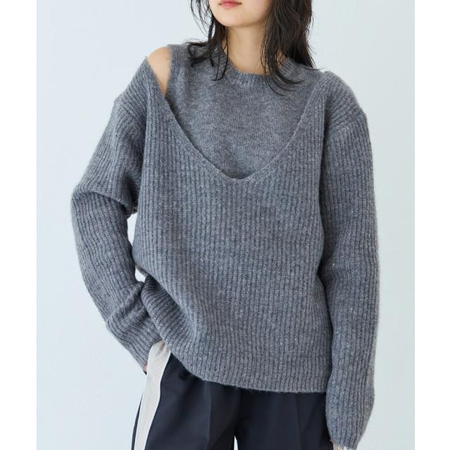 ラビアンジェ（LAVEANGE）/アンサンブルニットの通販は 5,177円