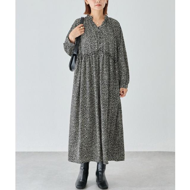 ラビアンジェ（LAVEANGE）/フリル衿ワンピース ラビアンジェ（LAVEANGE）/フリル衿ワンピース