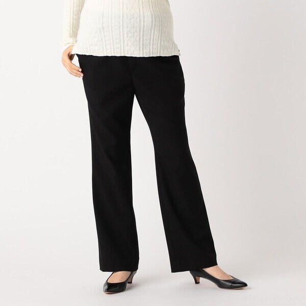 コムサ・ブロンドオフ（COMME CA BLANC D’OEUF）/〔 マタニティ 〕 TUMUGITOツイード調 フレアパンツの通販は 5,455円