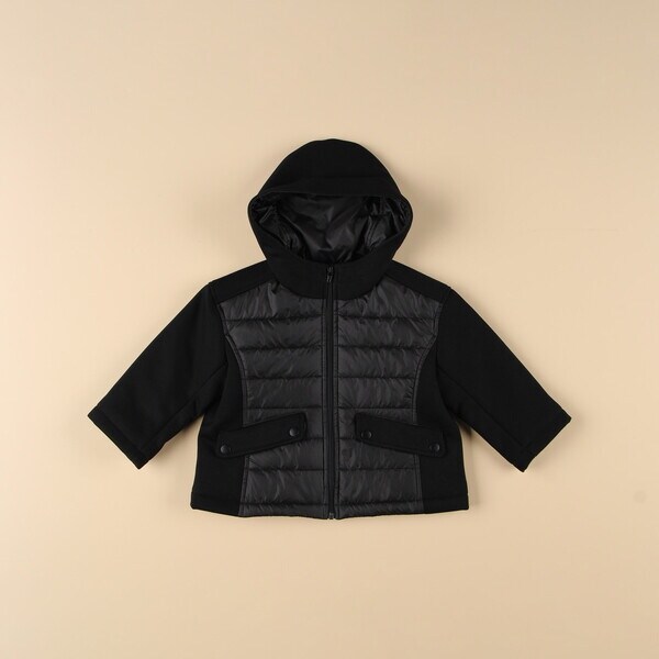 コムサ・フォセット（COMME CA FOSSETTE）/ポリエステルタフタ パフーディーコンビブルゾンの通販は 5,405円