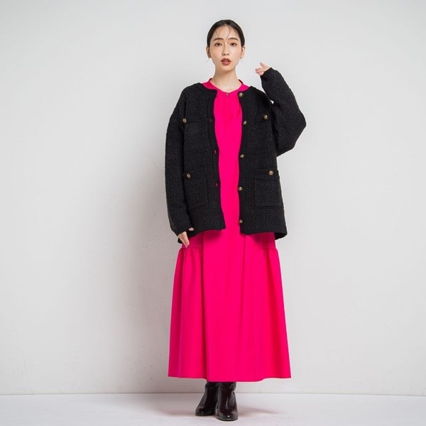 ドロワットロートレアモン/ツィードライクニットカーディガン ドロワットロートレアモン/ツィードライクニットカーディガンの通販は