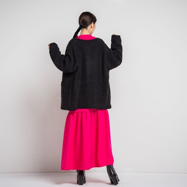 ドロワットロートレアモン/ツィードライクニットカーディガンの通販は