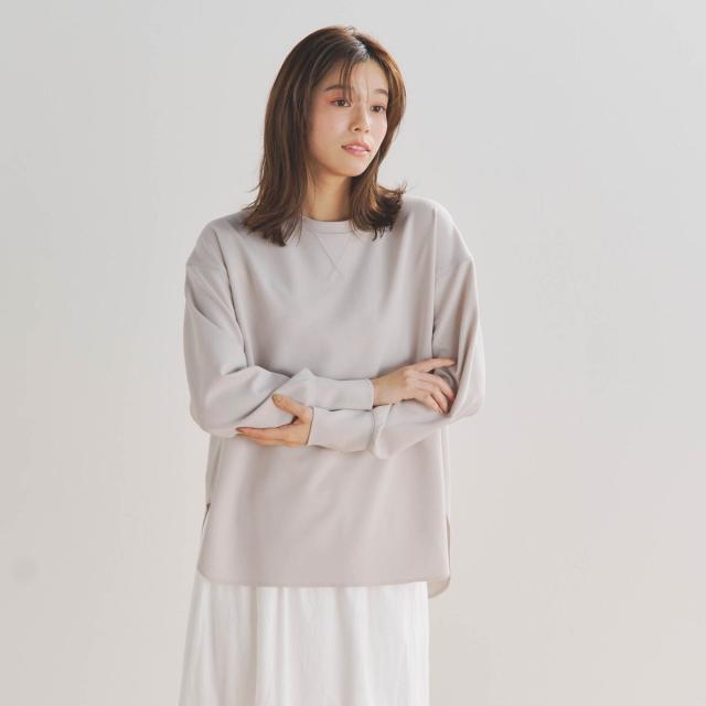 ドロワットロートレアモン（Droite lautreamont）/ハイゲージWジョーゼットカットソー≪洗濯機で洗える≫の通販は