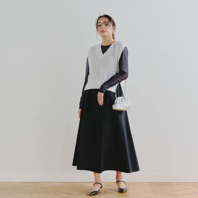 ドロワットロートレアモン（Droite lautreamont）/ナイロンラメチュールタートルカットソー≪洗濯機で洗える≫の通販は