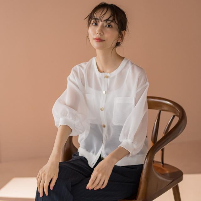 ドロワットロートレアモン（Droite lautreamont）/メッシュカーディガン≪手洗い可能≫