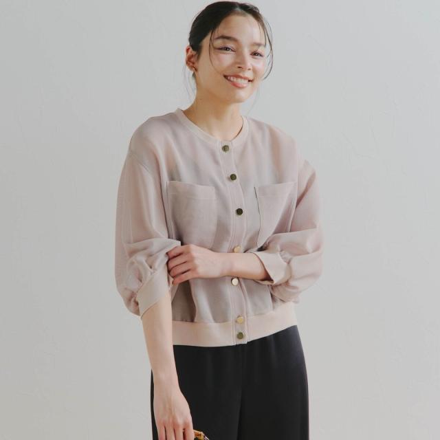 ドロワットロートレアモン（Droite lautreamont）/メッシュカーディガン≪手洗い可能≫