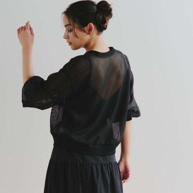 ドロワットロートレアモン（Droite lautreamont）/メッシュカーディガン≪手洗い可能≫