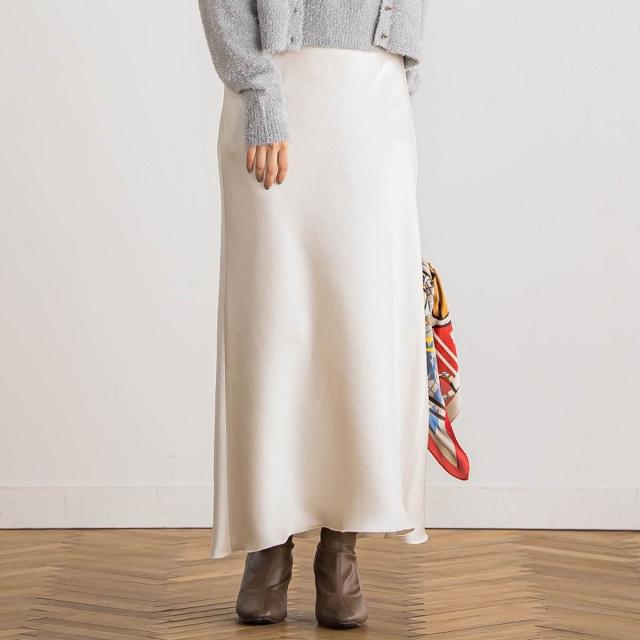 ドロワットロートレアモン（Droite lautreamont）/ラップサテンスカート≪洗濯機で洗える≫