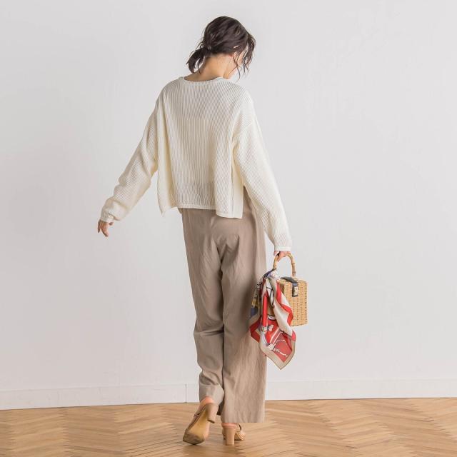 ドロワットロートレアモン（Droite lautreamont）/メッシュ柄プルオーバー≪手洗い可能≫_12