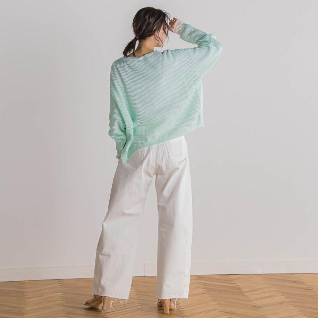 ドロワットロートレアモン（Droite lautreamont）/メッシュ柄プルオーバー≪手洗い可能≫_18