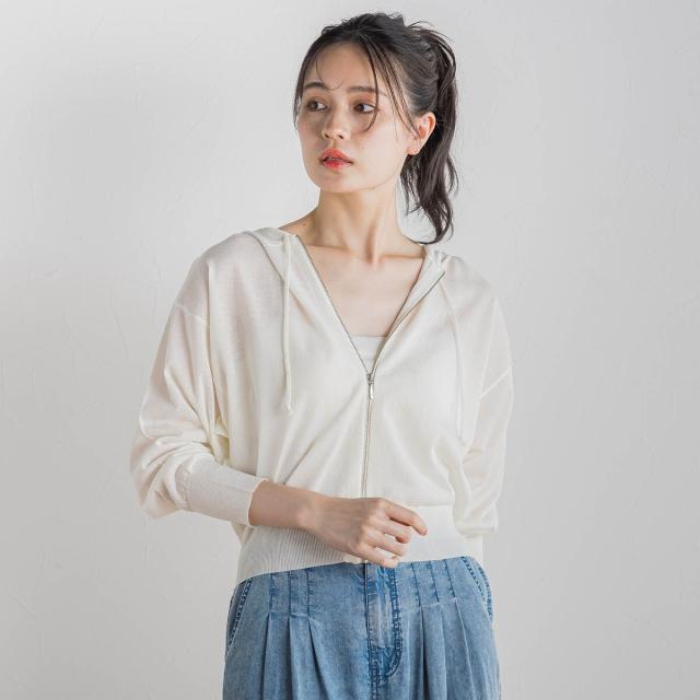 ドロワットロートレアモン（Droite lautreamont）/シアーパーカー≪手洗い可能≫