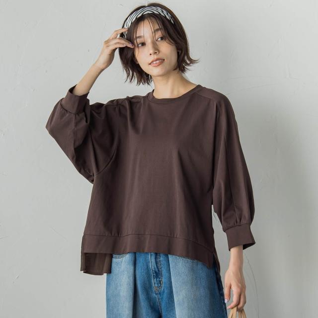 ドロワットロートレアモン（Droite lautreamont）/布帛ドッキングカットソー≪手洗い可能≫