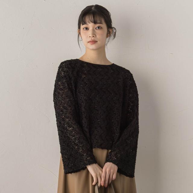 ドロワットロートレアモン（Droite lautreamont）/フェザーチュールモールブラウス≪手洗い可能≫_1