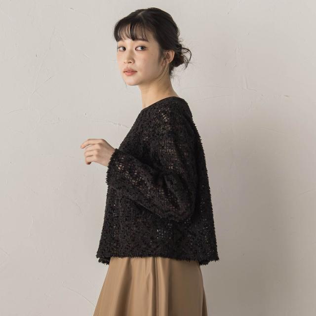 ドロワットロートレアモン（Droite lautreamont）/フェザーチュールモールブラウス≪手洗い可能≫_14