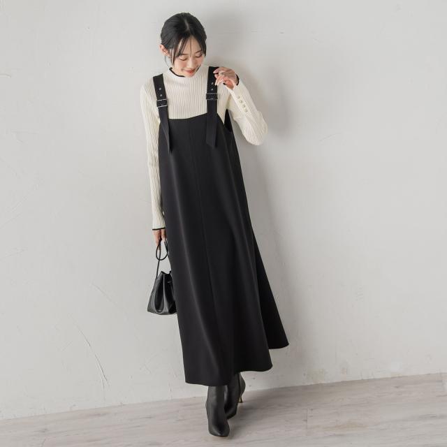 ドロワットロートレアモン（Droite lautreamont）/両面ピーチ起毛ジャンスカ≪洗濯機で洗える≫