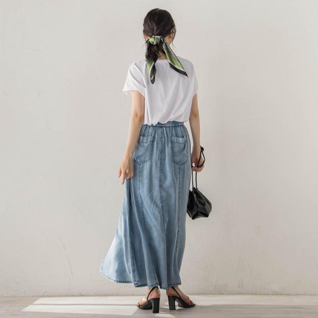 【NEW】ドロワットロートレアモン（Droite lautreamont）/Air DENIM マーメイドスカート_6