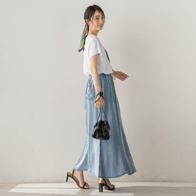【NEW】ドロワットロートレアモン（Droite lautreamont）/Air DENIM マーメイドスカート_7