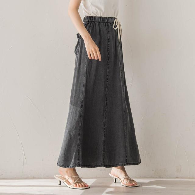 【NEW】ドロワットロートレアモン（Droite lautreamont）/Air DENIM マーメイドスカート_9
