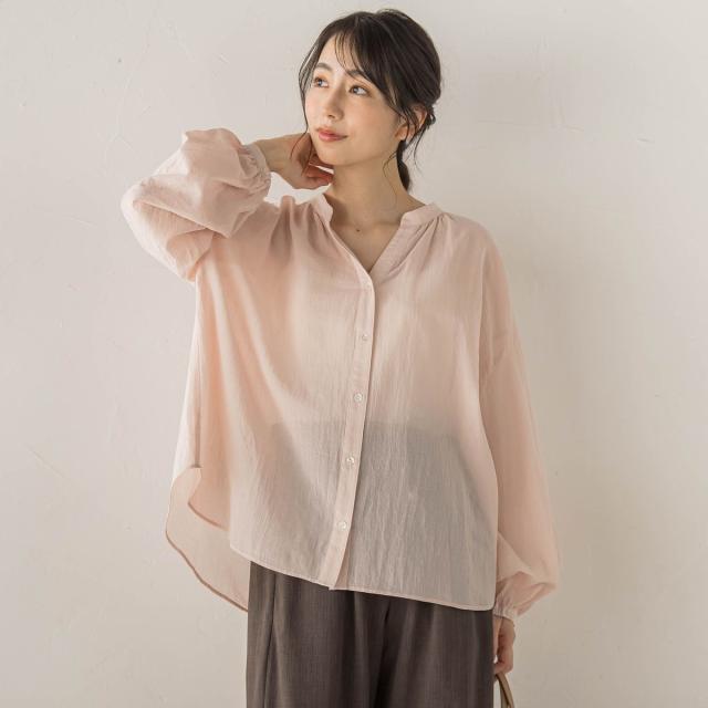 【NEW】ドロワットロートレアモン（Droite lautreamont）/スキッパーギャザーブラウス