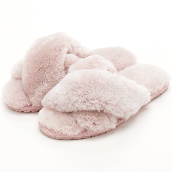 エミュオーストラリア（EMU Australia）/【EMU】エミュ/Mayberry Frost　リアルファーサンダル　スリッパの通販は 12,100円