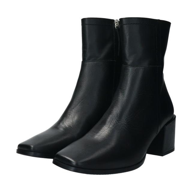 アンヘル アラルコン（ANGEL ALARCON）/ANGEL ALARCON◆6．5cmヒール◆スクエアトウベーシックショートブーツ アンヘル アラルコン（ANGEL ALARCON）/ANGEL ALARCON◇6．5cmヒール