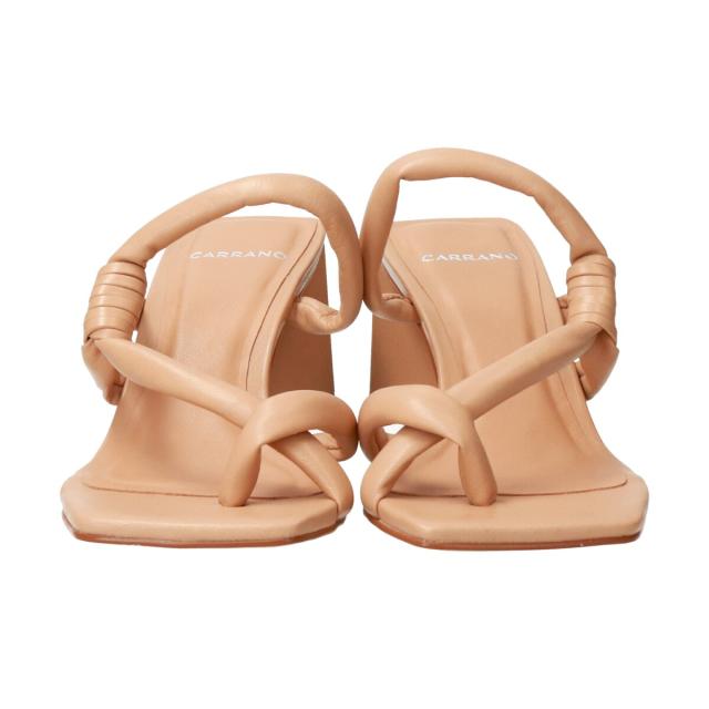 ブリジットバーキンセレクト（Bridget Birkin Select）/【25cm】CARRANO◆7．2cmヒール◆チューブストラップミュールサンダル