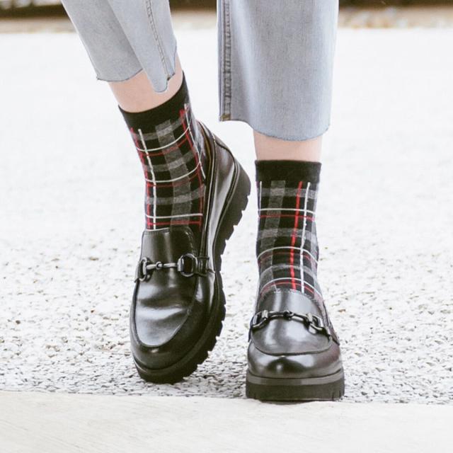 ブソラ（bussola）/bussola ブソラ◆3．5cmヒール◆撥水ホースビットローファー