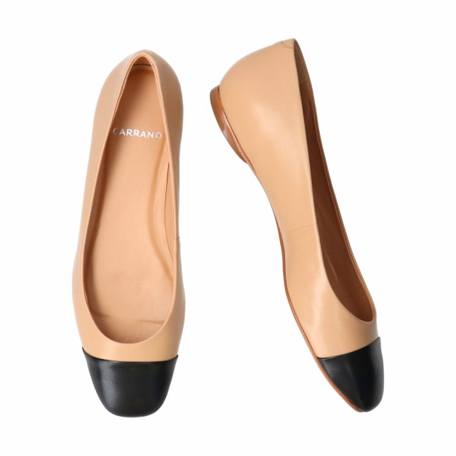 ブリジットバーキンセレクト(Bridget Birkin Select)/CARRANO◆0.6cmヒール◆バイカラーフラットパンプスの通販は