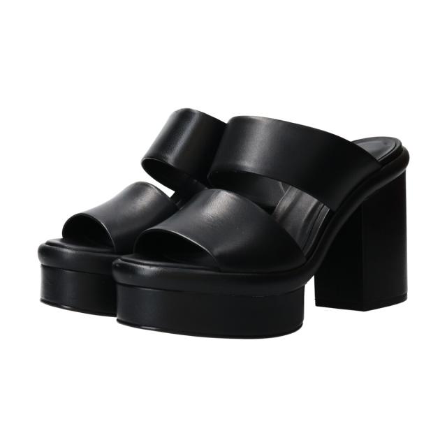 カラーノ（CARRANO）/CARRANO◆11cmヒール◆厚底チャンキーヒールミュールサンダル_1