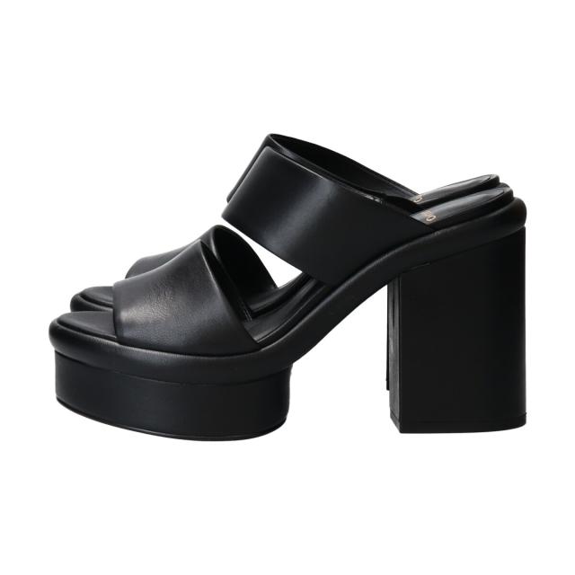 カラーノ（CARRANO）/CARRANO◆11cmヒール◆厚底チャンキーヒールミュールサンダル_11
