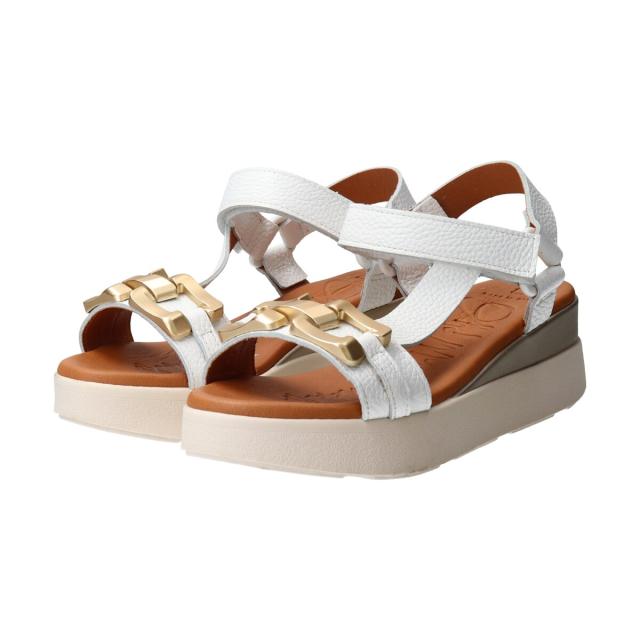 オー マイ サンダルズ（Oh my Sandals）/Oh my Sandals◆5cmヒール◆メタルオーナメントベルクロ厚底サンダル_5