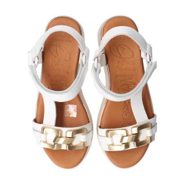 オー マイ サンダルズ（Oh my Sandals）/Oh my Sandals◆5cmヒール◆メタルオーナメントベルクロ厚底サンダル_9