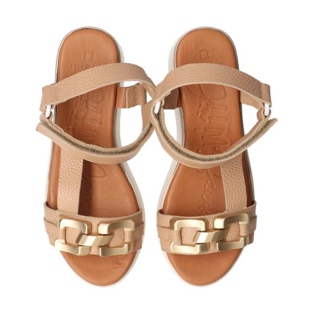 オー マイ サンダルズ（Oh my Sandals）/Oh my Sandals◆5cmヒール◆メタルオーナメントベルクロ厚底サンダル_15