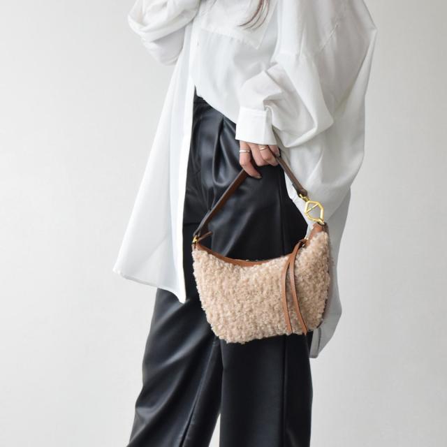 ロリステッラ（LORISTELLA）/LORISTELLA◆異素材コンビホーボーバッグ