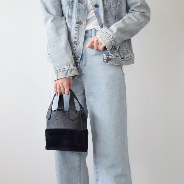 リパーニ（RIPANI）/RIPANI◆ムートンコンビハンドバッグ