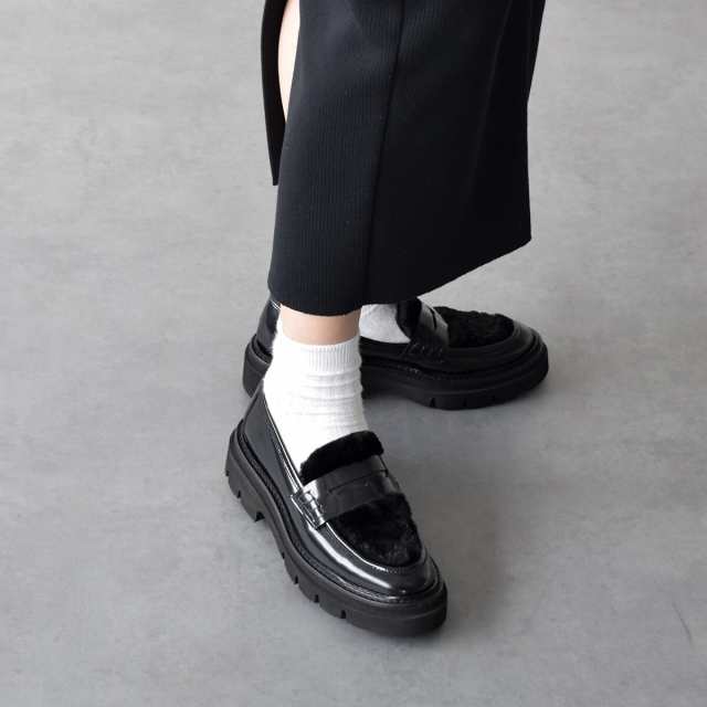 ブリジットバーキンセレクト（Bridget Birkin Select）/LUCA GROSSI◆4．5cmヒール◆コンビネーションタンクソールローファーの通販はその他靴・シューズ