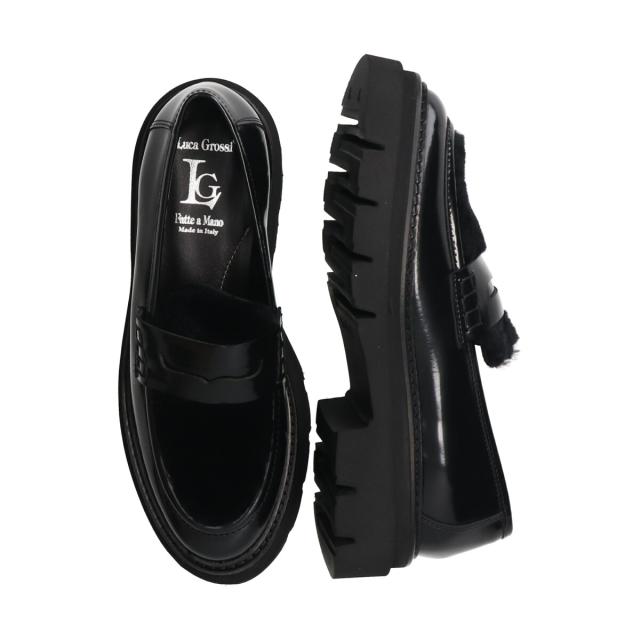 ブリジットバーキンセレクト（Bridget Birkin Select）/LUCA GROSSI◆4．5cmヒール◆コンビネーションタンクソールローファーの通販は